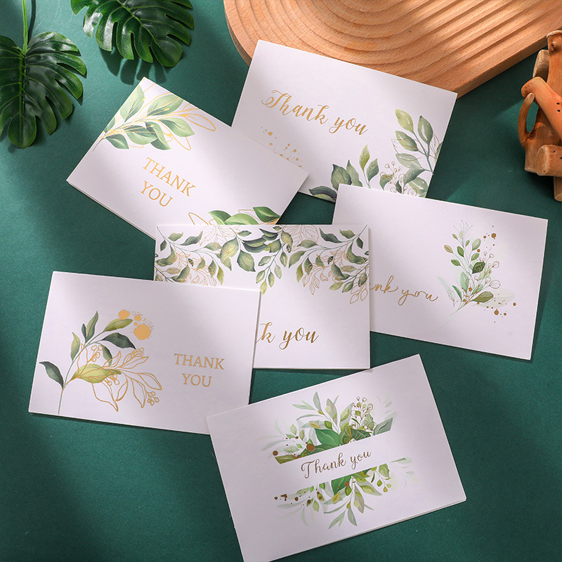 Hot Stamping Envelope Thank You Card English Thank You Teacher's Day Thank You Letter Amazon After-Sales Service Card