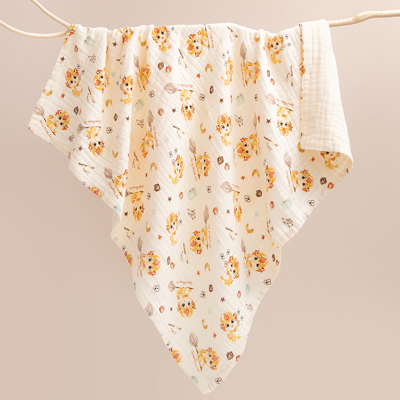 Picture of Gauze Bath Towel Cotton Enlarge Baby Blanket Children's Blanket Class A Six-layer Gauze Newborn Baby