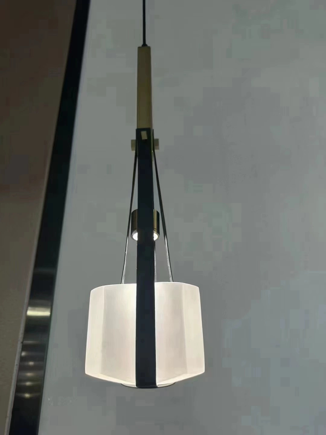 Picture of Nordic Creative Designer Glass Chandelier Advanced Sense Bedroom Restaurant Hotel Homestay Light Luxury Decorative Bar Table Lamp