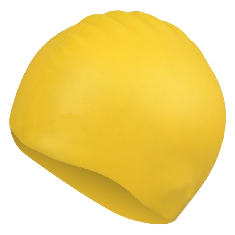 New Silicone swimming cap not tight ear pure elastic waterproof latex adult swimming cap manufacturer in stock wholesale swimming cap