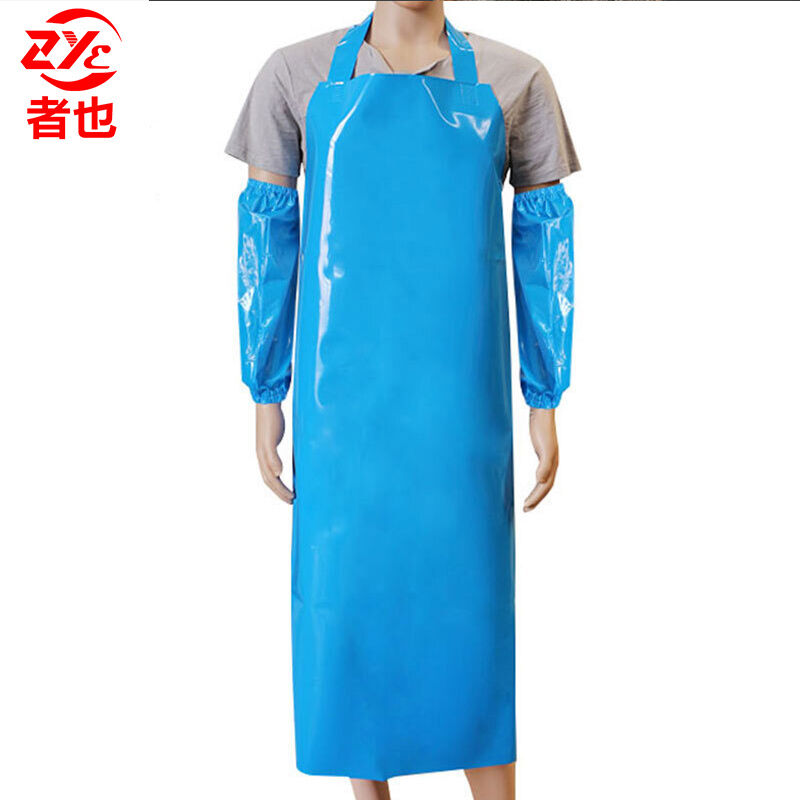 Picture of Aquatic double-layer waterproof oil-proof anti-fouling apron universal acid and alkali-resistant oil-resistant extra thick PVC sleeveless leather