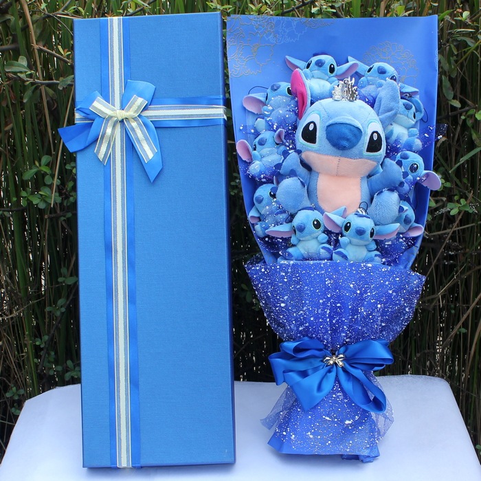 Picture of Stitch Bouquet Stitch Star Baby Cartoon Bouquet Gift Box Birthday Graduation Valentine's Day Gift