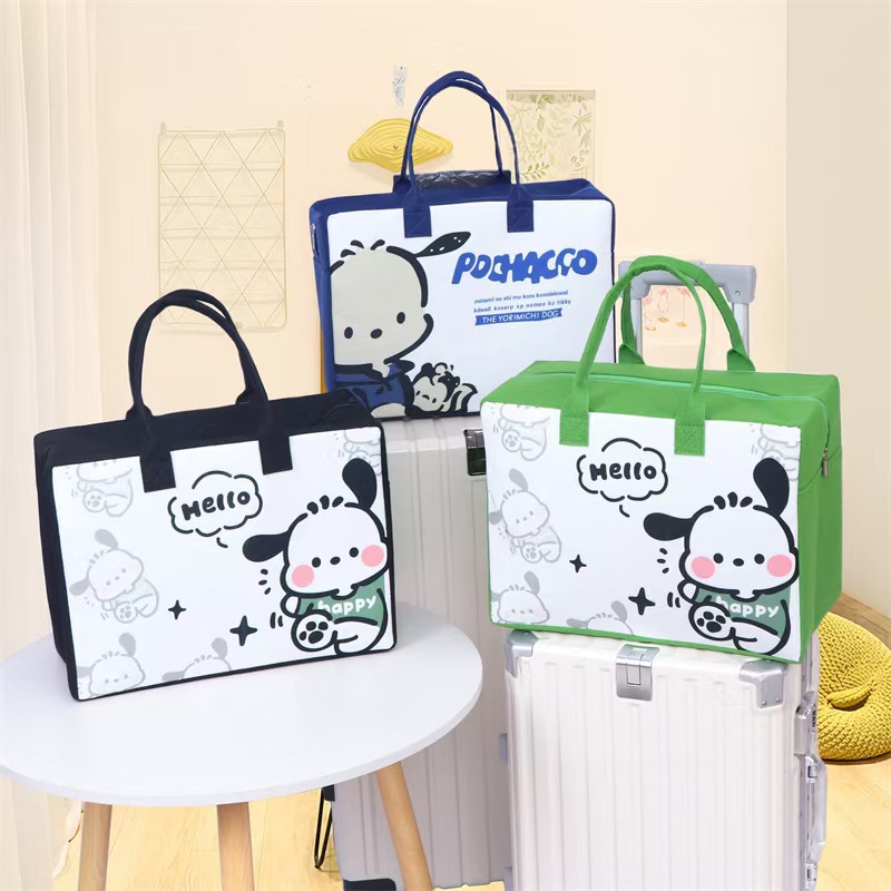 New Kapibara Cartoon Travel Bag Printed Portable Large-Capacity Felt Storage Bag Mommy Tote Bag Handmade