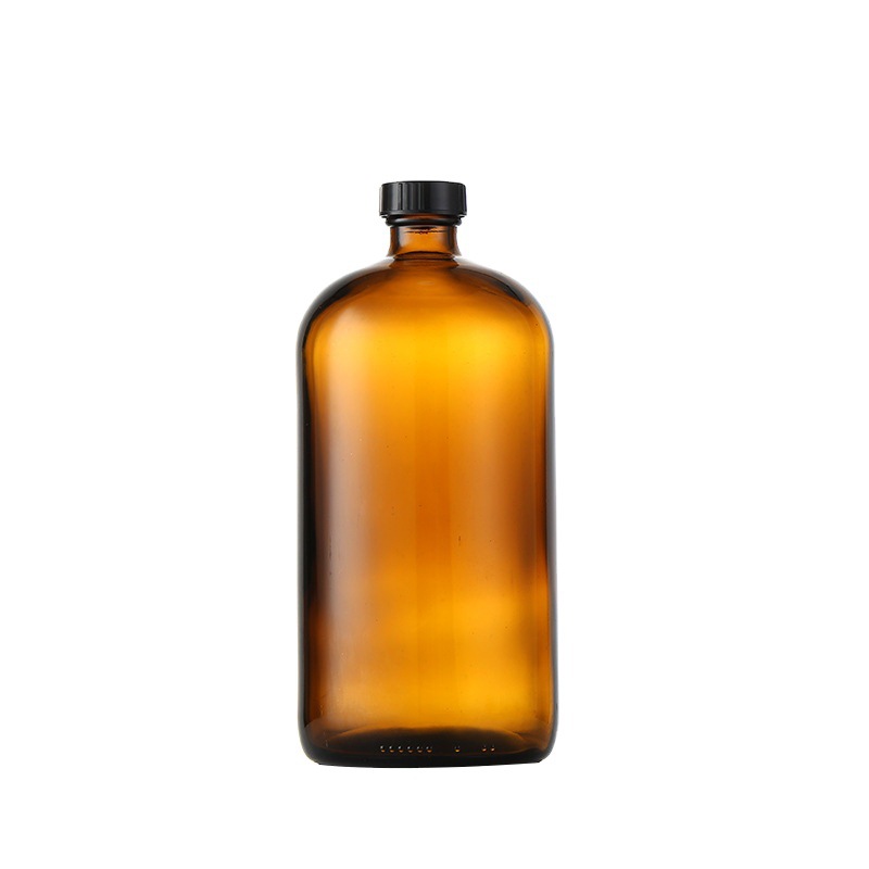 Picture of Boston Glass Bottle Shading Essential Oil Pure Dew Spray Potion Bottle Emulsion Cosmetic Bottles Oral Liquid Bottle