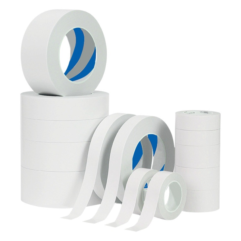 Strong double-sided tape high-stick white high-strength adhesive two-sided tape fixing paper easy to tear office learning seamless double-sided tape