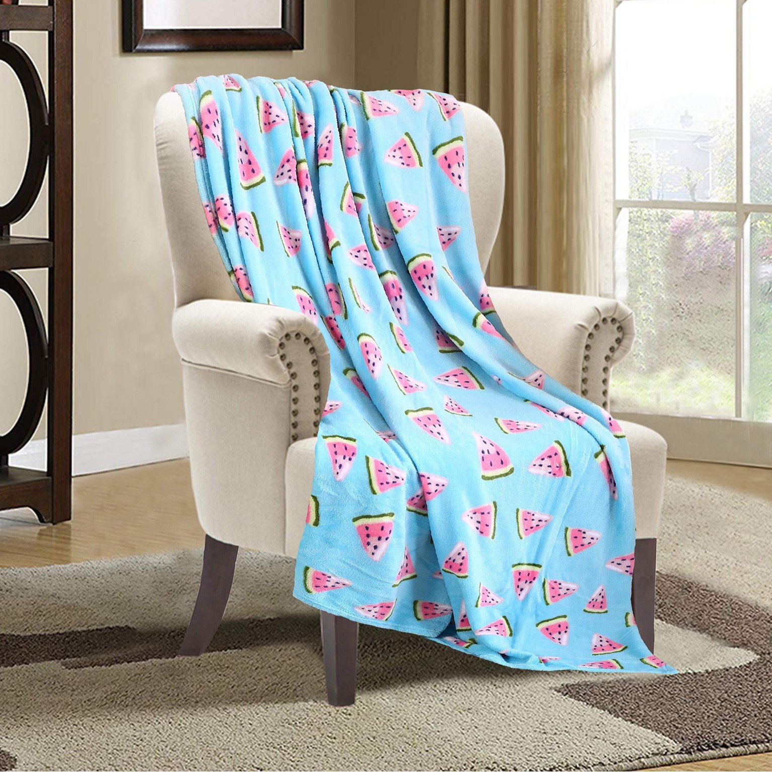 Picture of Christmas atmosphere winter snowman blanket soft and comfortable flannel warm home essential blanket holiday gift