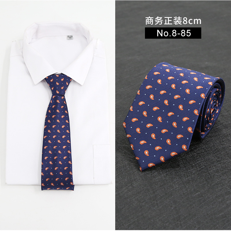 Picture of New Style Tie Men's Formal Business Casual Simple Style Solid Color Striped Arrow-Shaped Tie Manufacturer Ready Stock Wholesale