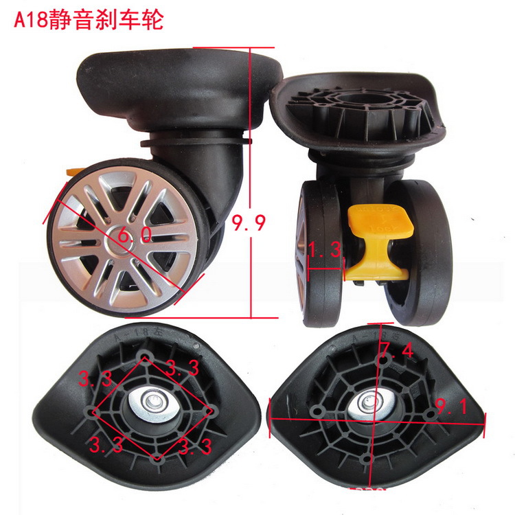 Picture of A generation of all kinds of luggage case wheel accessories luggage accessories universal wheel luggage suitcase wheel accessories