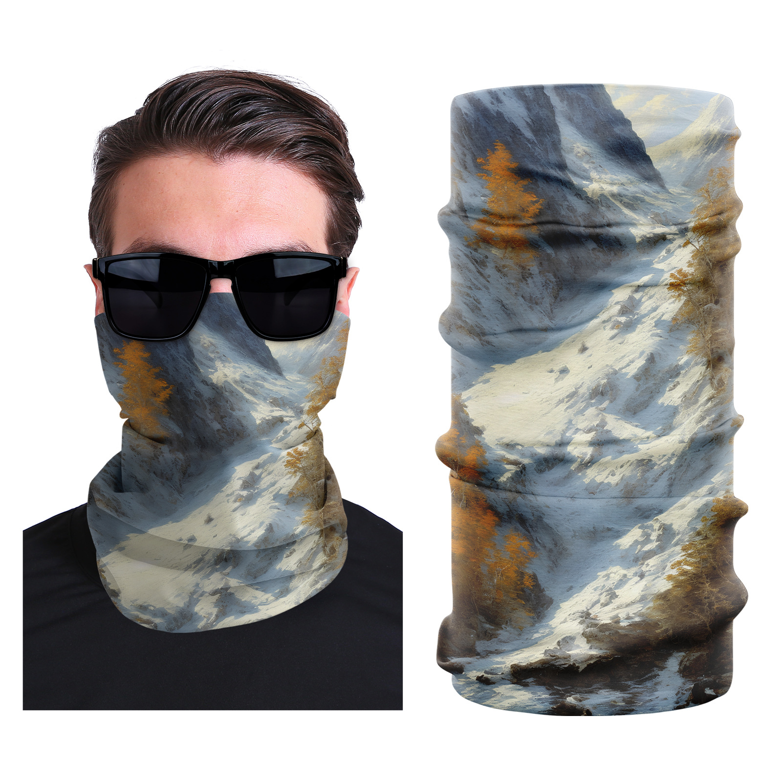 Picture of Xunhui magic scarf outdoor scarf mountaineering riding scarf high elastic seamless Ice Silk face towel cross-border bandana