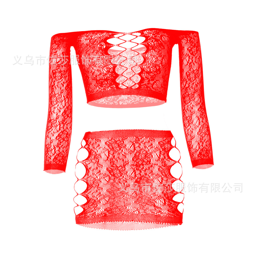 Picture of 2023 summer new European and American ins tube chest lace stitching sexy cross-border underwear set w556