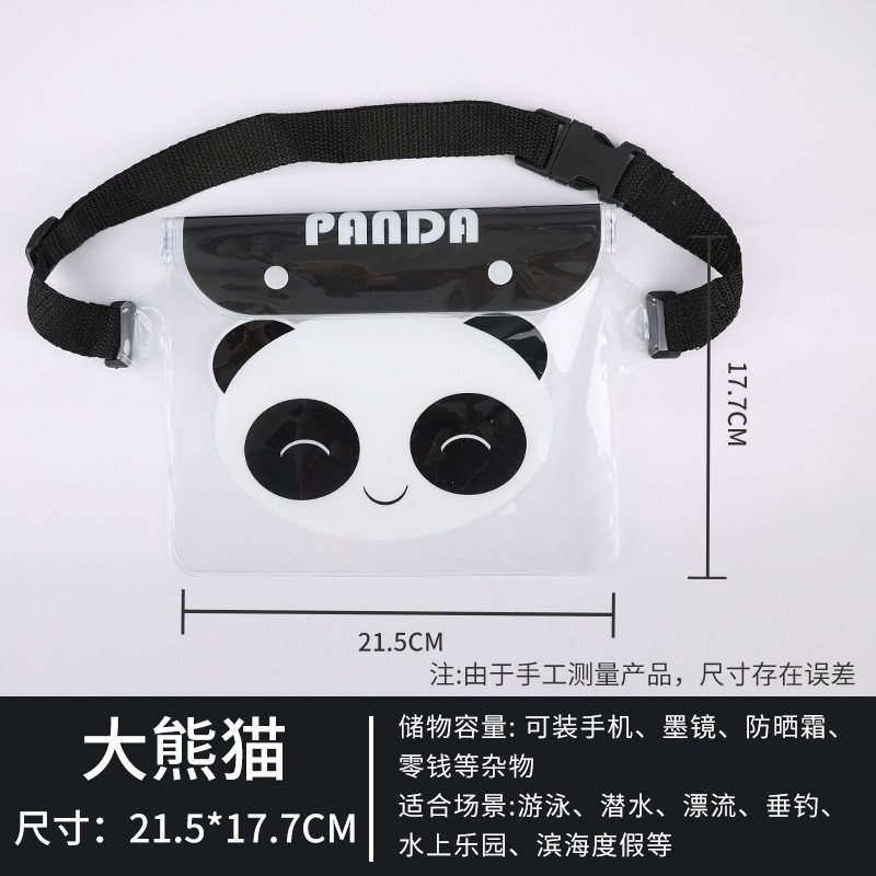 Picture of Spot Pvc Mobile Phone Waterproof Bag Water Splashing Festival Rafting Beach Mobile Phone Waterproof Waist Bag Sports Waist Bag Waterproof Bag