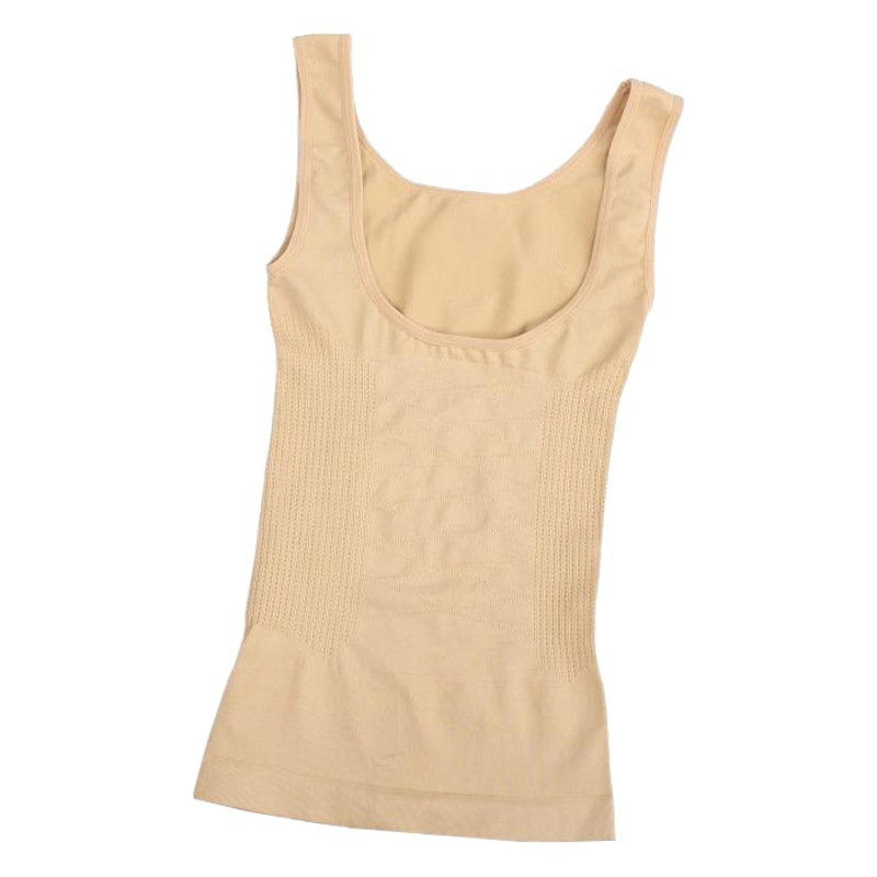 Abdominal Shaper Chest Vest Women's Postpartum Traceless U-Shaped Body Tight Seamless Tunic Vest for Women