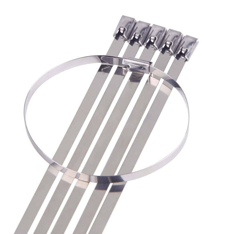 Picture of Stainless steel cable tie 201 304 material 100*4.6*300*7.9*200*500*400 marine metal cable tie