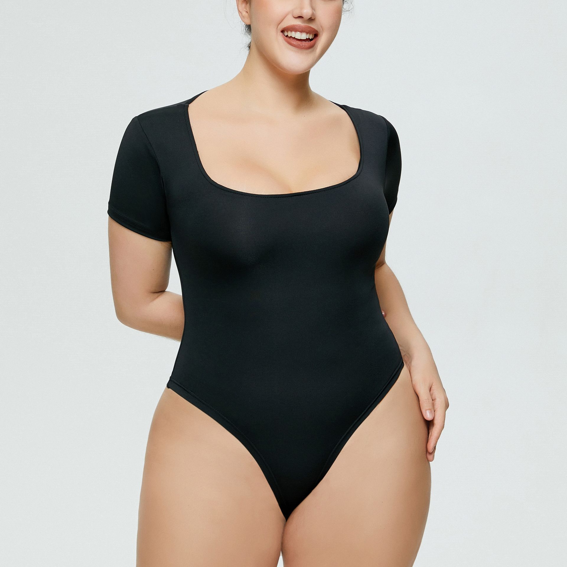 Picture of European and American Women's Sexy jumpsuit Slim-fit Spice Girl jumpsuit Women's outerwear solid color tights jumpsuit