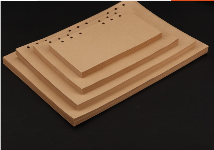 Wholesale pirate this leaf this loose-leaf replacement core Kraft paper book 140*210mm replacement core wholesale inside page