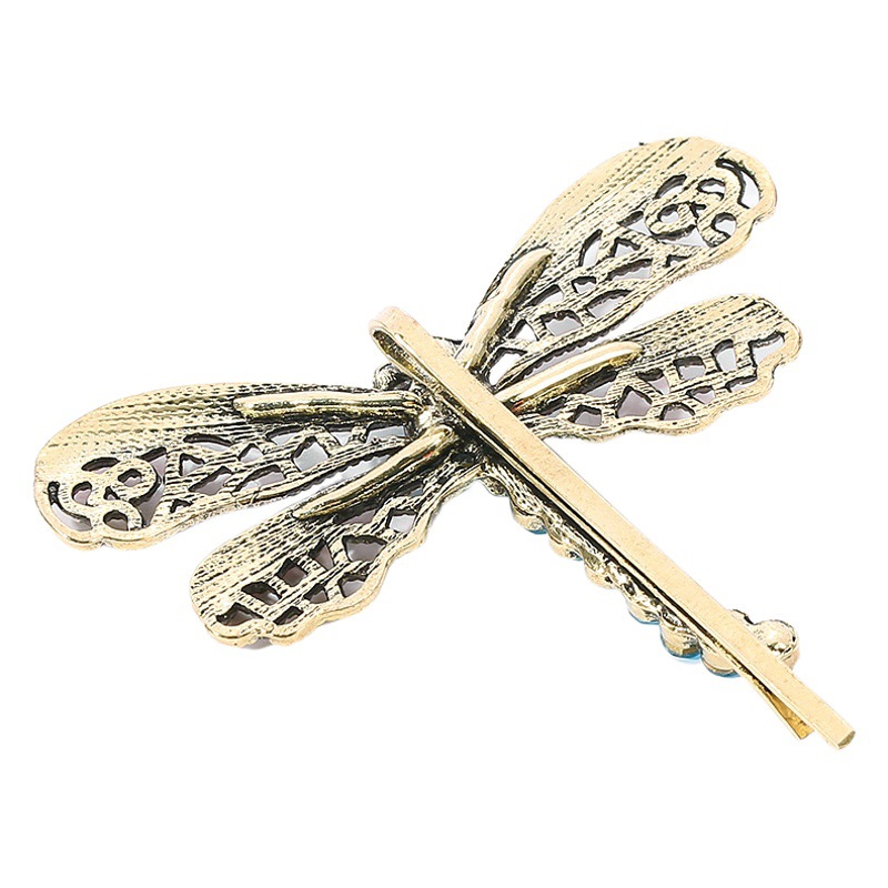 Ghost mother surrounding retro butterfly hairpin girl one-character clip fashion Dragonfly headdress ladies gift
