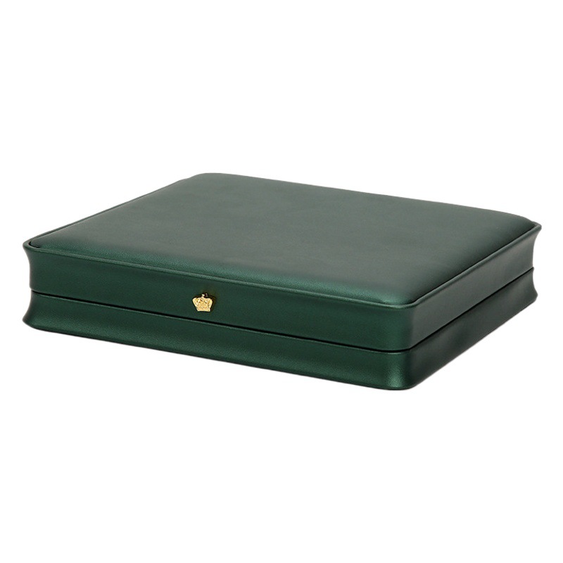 Crown Waist Jewelry Box Pearl Necklace Packaging Box Pu Leather Jewelry Gift Storage Box Pearl Chain Jewelry Box