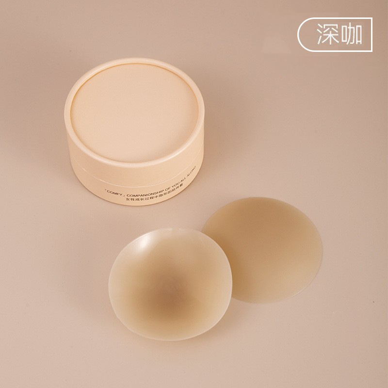 Picture of Silicone Breast Sticker Anti-bump Female Invisible Seamless Wedding Sling Summer Thin Anti-running Solid Color Emulsion Sticker
