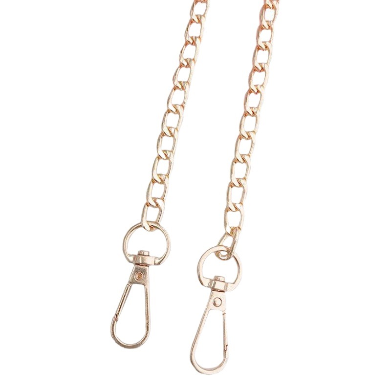 Metal Bag Chain Girls' Crossbody Phone Case Lanyard Lanyard Chain Lobster Clasp 110cm Golden Chain Shoulder Strap