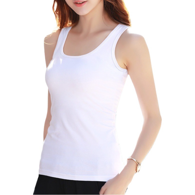 Spring and Summer New Modal Beautiful Back Comfortable Outer Wearing Inner Yoga Base Sports Large Size Breathable Camisole Vest for Women
