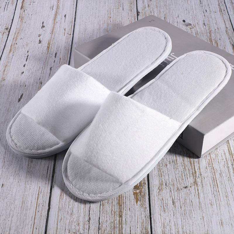 Picture of Hotel Slippers, Guesthouse and B&B Disposable Cotton Slippers, Winter Travel Home Hospitality, Thickeneded Non-Slip Logo Wholesale