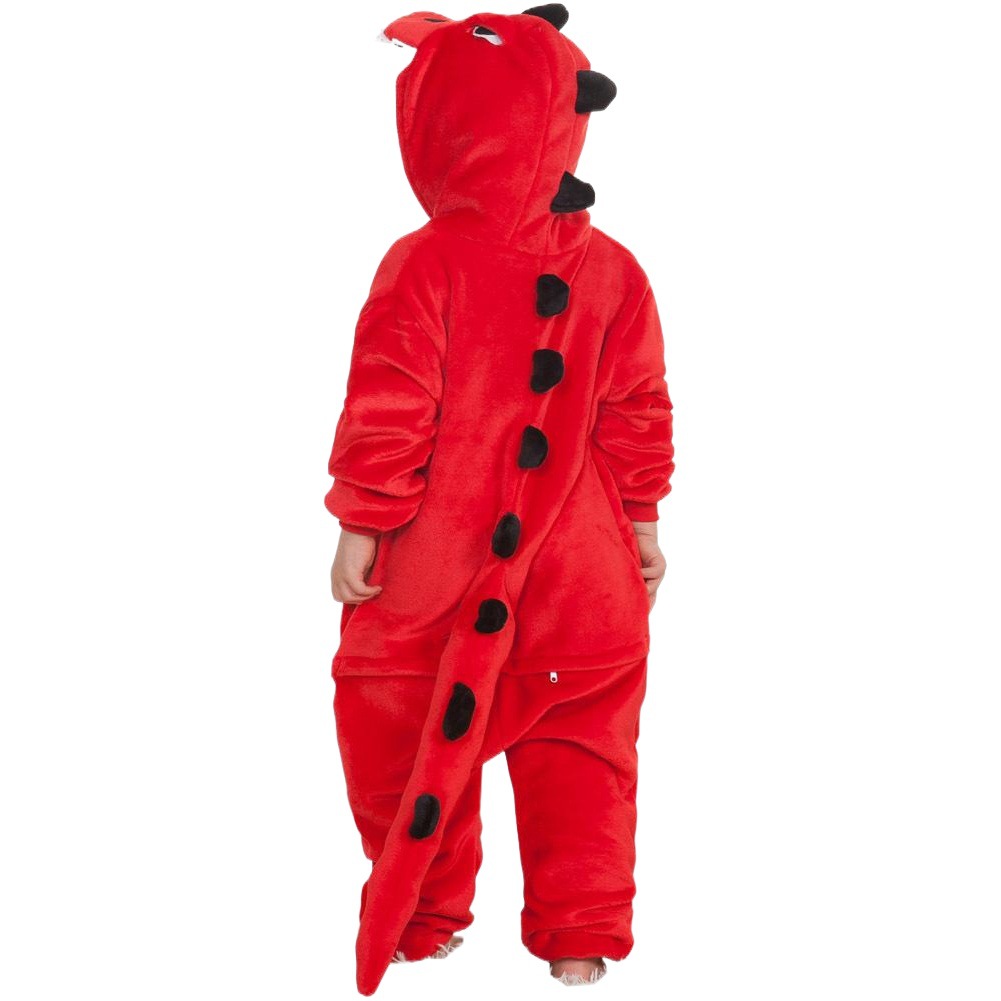 Autumn and winter cartoon one-piece parent-child pajamas dinosaur flannel performance clothes leisure home clothes a generation of wholesale