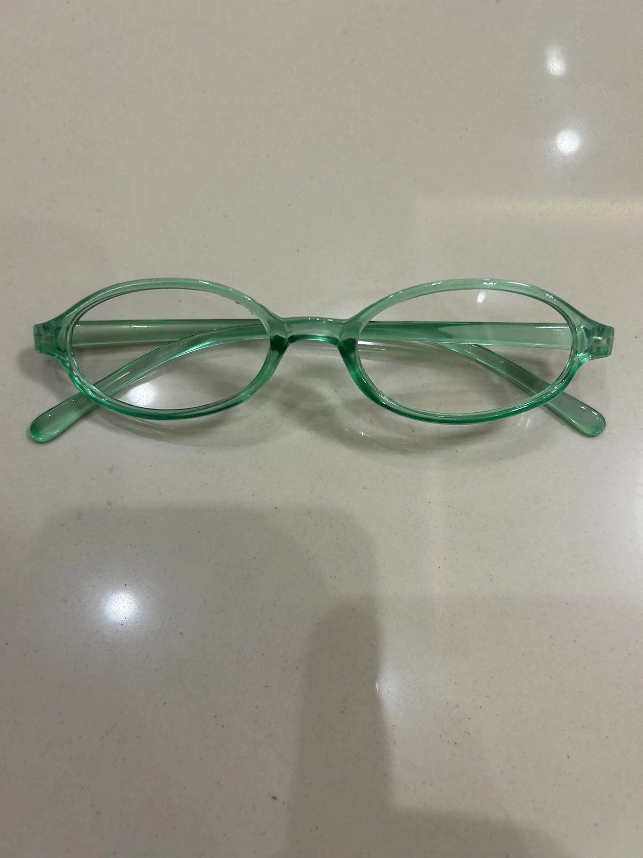 Picture of New retro small frame small face hot girl glasses frame student Female Anti-blue light glasses plain beauty artifact oval shape