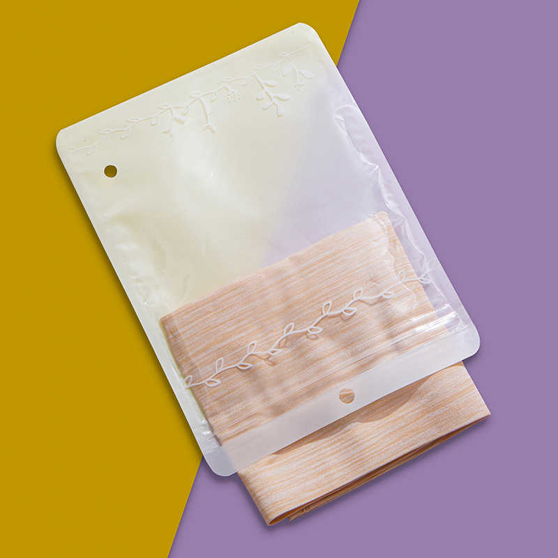 Pe Transparent Underwear Packaging Bag, Zipper Bag for Underwear, Hairband, Hair Clip, Jewelry, Composite Self-Sealing Zipper Bag