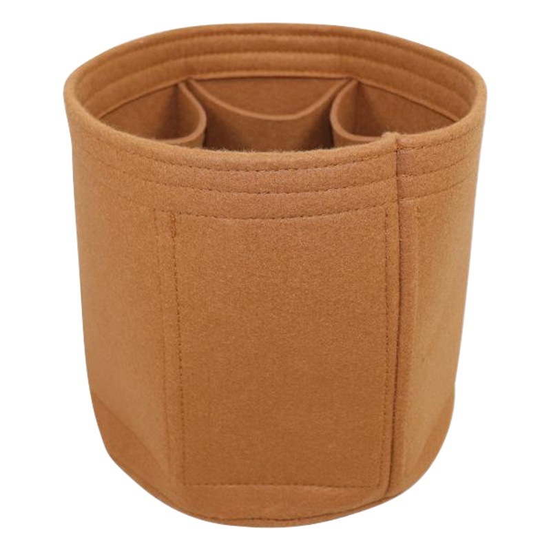 Cross-Border Supply of Felt Cosmetic Bags, Multi-Compartment Storage Bags, Multi-Color Bucket Liner Bags, Wholesale Felt Round Bucket Bags
