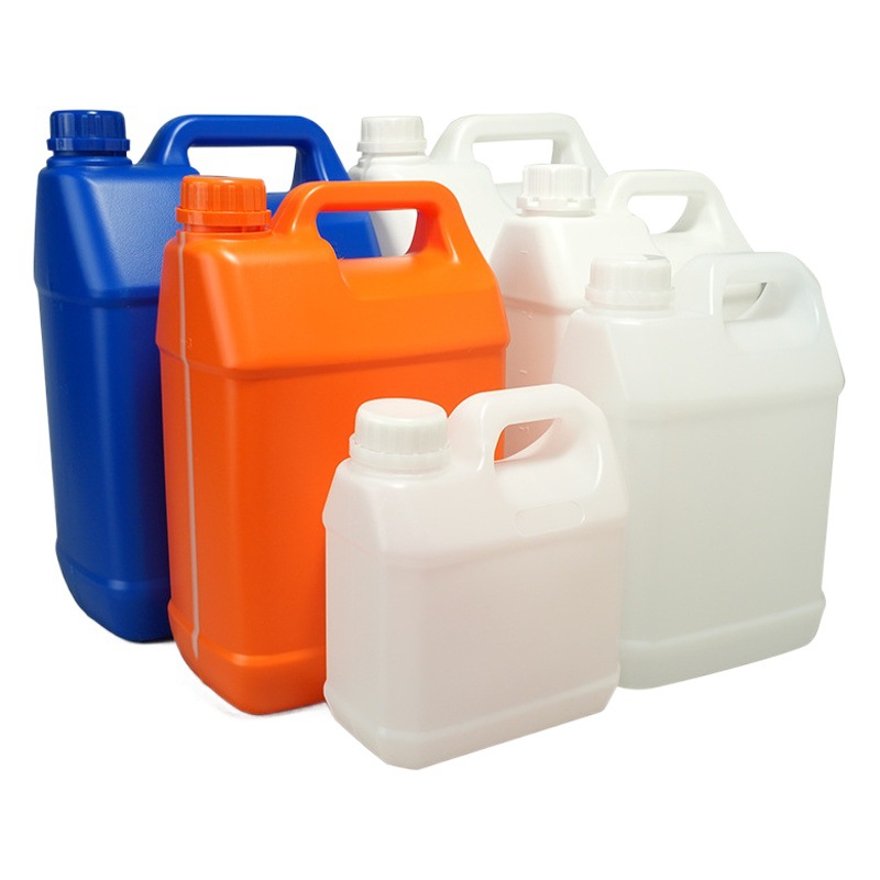 Xingteng HDPE square flat plastic pot 1L2kg 3l 4L5L6L food plastic bucket plastic hip flask chemical bucket