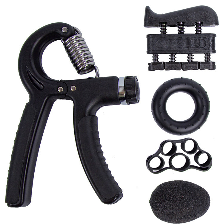 Picture of Adjustable Grip Strength Set, Hand Trainer, Grip Ring, Finger Exerciser, Combination Fitness Supplies, Five-Piece Set