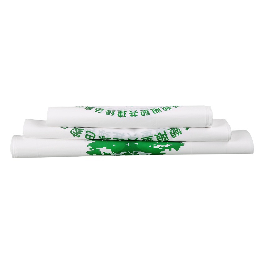 Disposable Biodegradable Corn Starch Plastic Saddle Bag Environmentally Friendly Shopping Bag Supermarket Portable vest bag