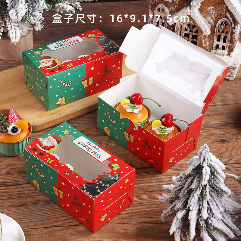 Cross-Border Carton Customization Small Batch Products Corrugated Box Customization Cup Color Box Digital Christmas Gift Packaging Box