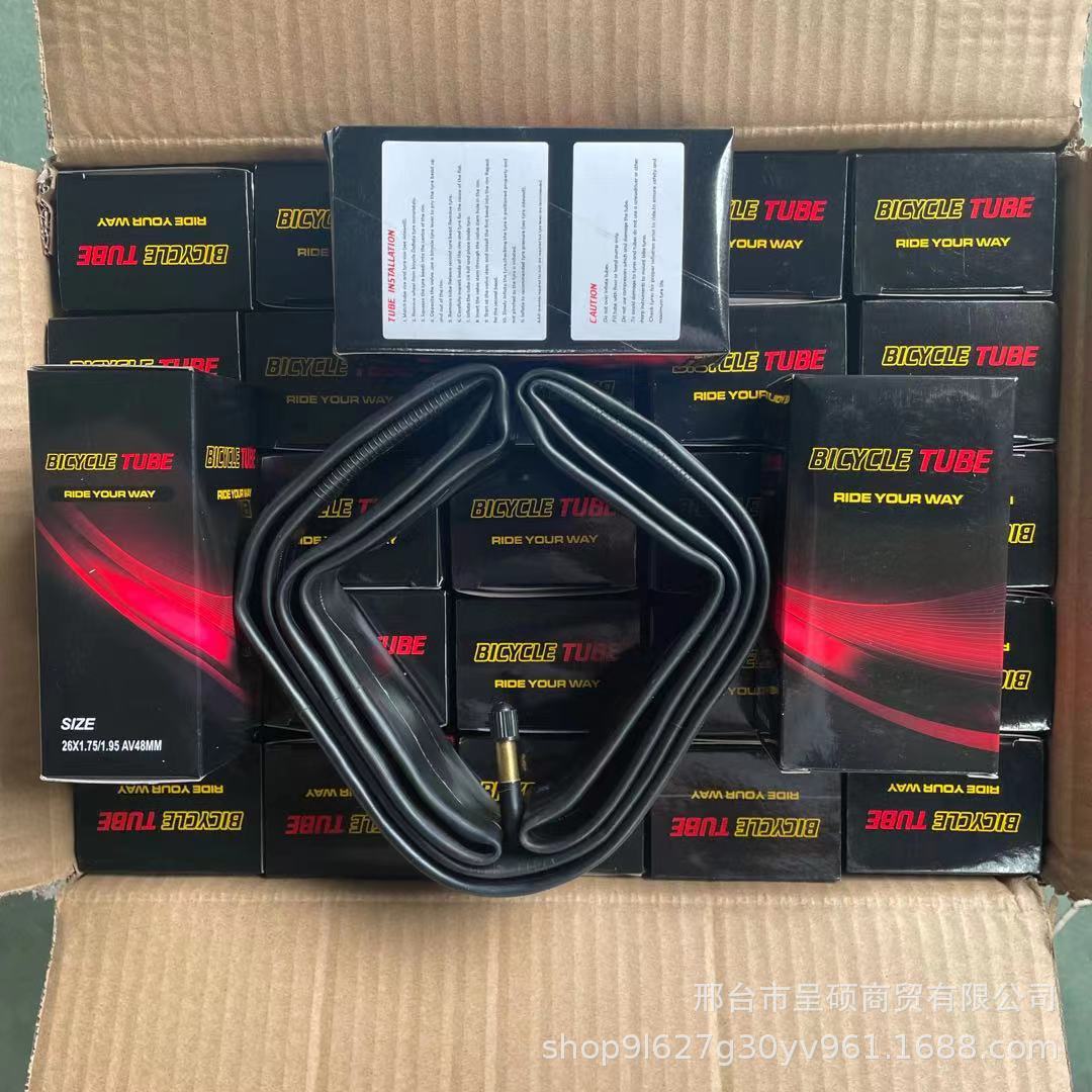 Picture of Bicycle inner tube baby car accessories mountain bike tires 12-26 inch boxed beauty nozzle inner tube spot wholesale