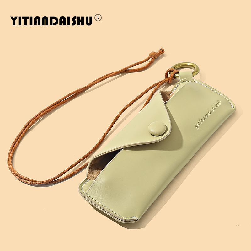 Picture of Cross-Border Trendy Products Supply Portable Glasses Shoulder Bag Mirror Case Sunglasses Case New Glasses Case Glasses Bag Protection Halter