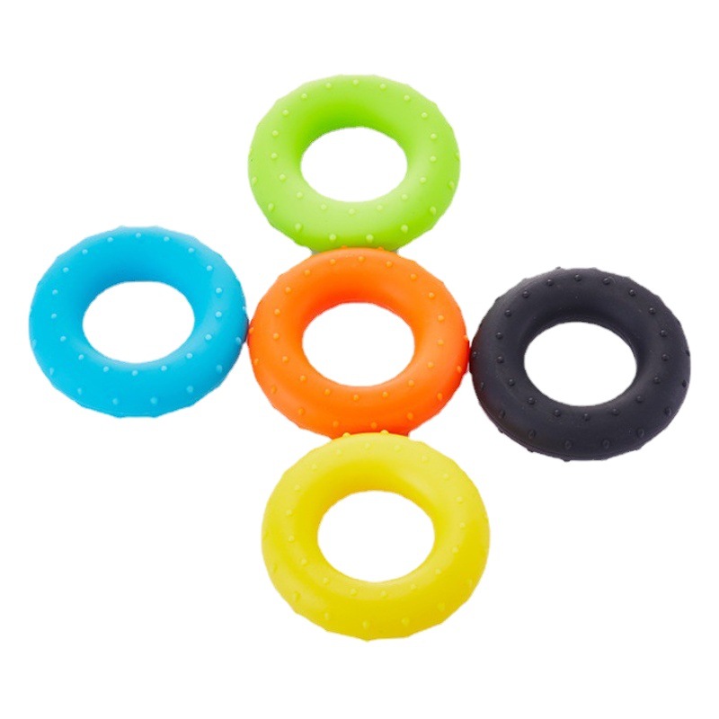 Factory Direct supply bump grip ring fitness arm muscle training silicone ring hand strength finger silicone small bump grip