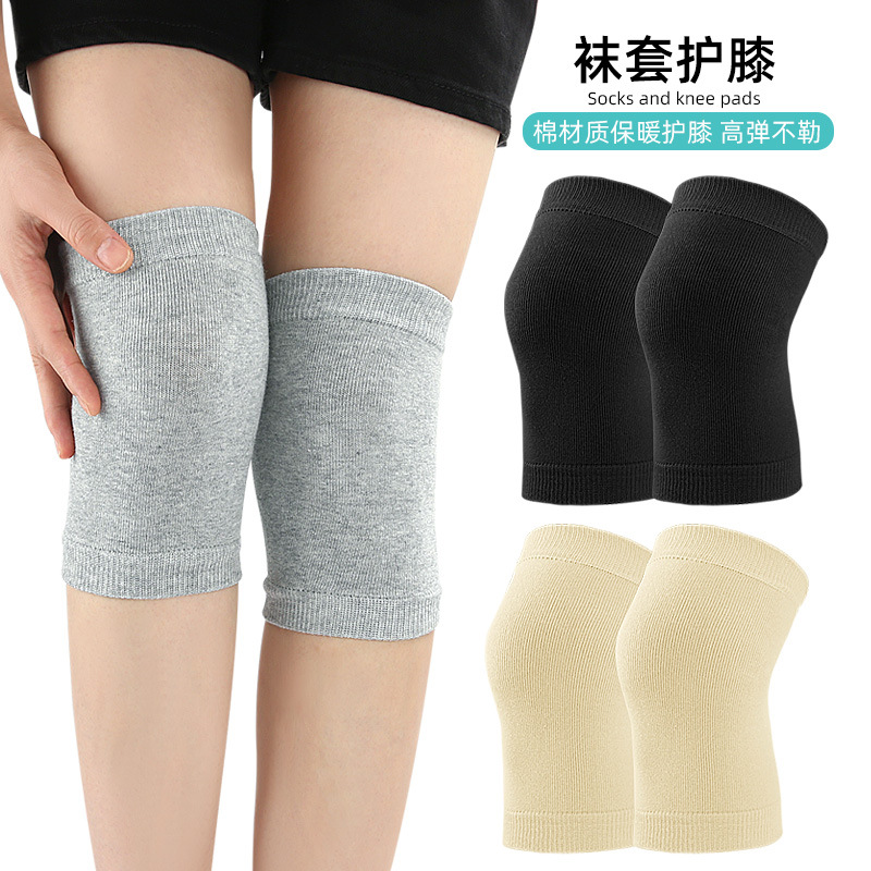 Spring and Autumn Thermal Air Conditioning Cotton Cycling Leg Warmers Dance Sports Knee Pads Socks Knee Protection Sports Protection