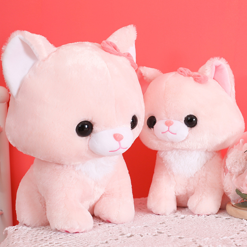 Picture of Cute Sitting Posture Rice Cake Milk Cat Plush Toy Doll Cat Series Doll Cross-border Plush Toy