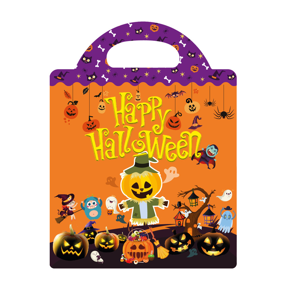 Picture of Cross-border DIY fun children's scene sticker book early education concentration training can be moved repeatedly paste quiet book