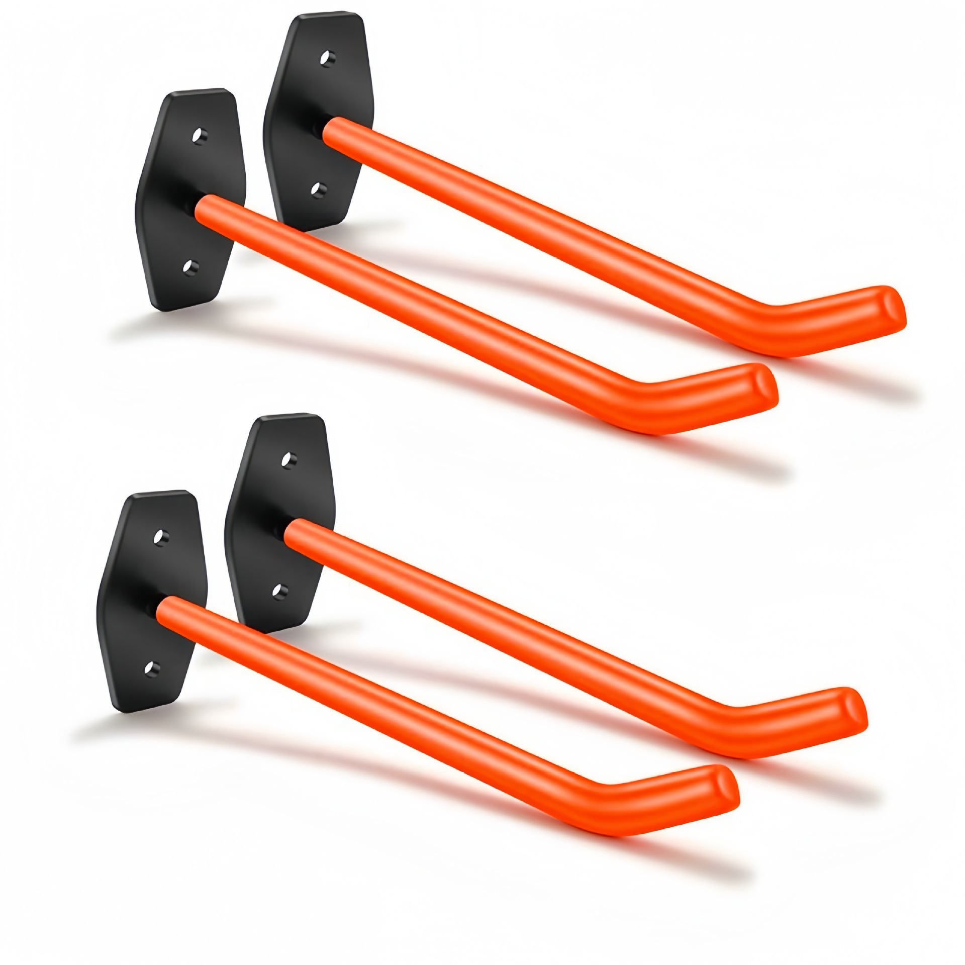 Amazon wall hook orange garden tools hook non-slip warehouse folding ladder garage tire hook