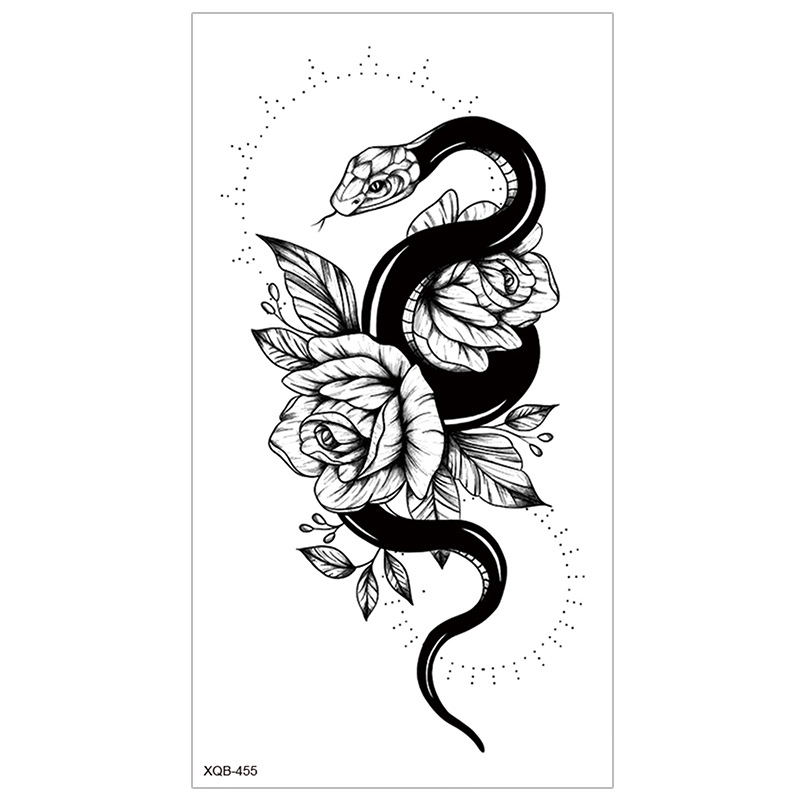 Picture of New Half Arm Tattoo Stickers Cross-border Amazon Hot Selling Set Dark European and American Realistic Waterproof Tattoo Stickers Wholesale