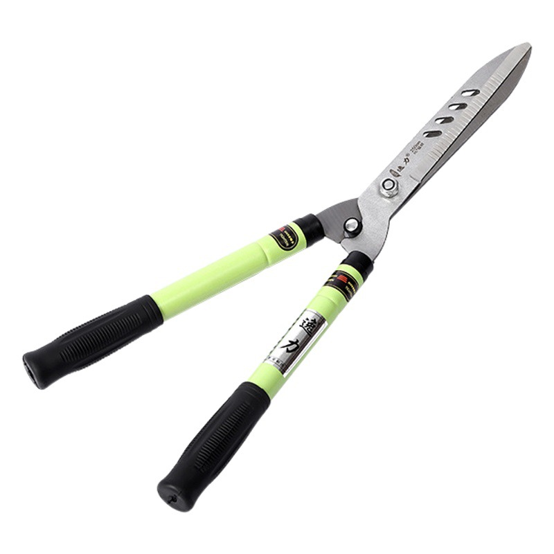 Self-produced double-color handle telescopic fence scissors Flower Branch scissors lawn scissors garden tools