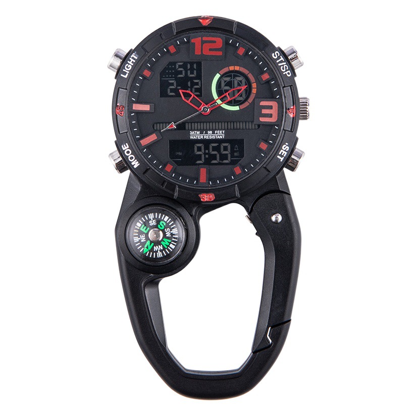 Mountaineering Watch Outdoor Multi-function Watch Compass Mountaineering Watch Electronic Watch Waterproof Watch Quartz Watch Cross-border Watch