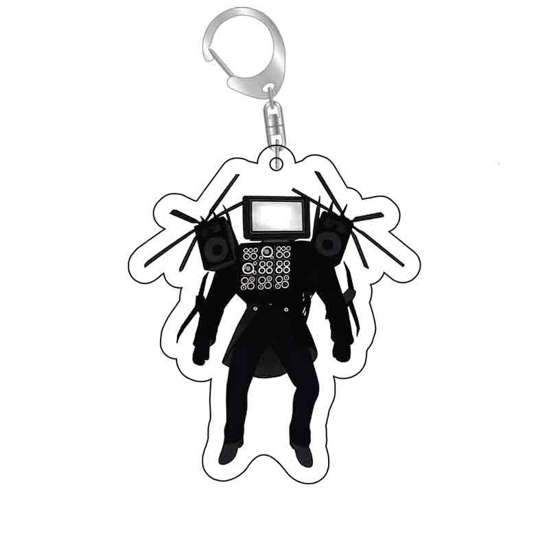 Picture of Cross-border new toilet man keychain skibidi toilet monitor Man TV man creative killer pendant batch
