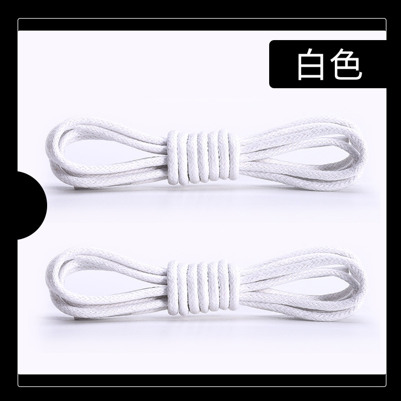 Picture of Wild elephant wholesale martin boots shoelace leather shoes boots brown white black wax rope round waxed shoelace rope a pair