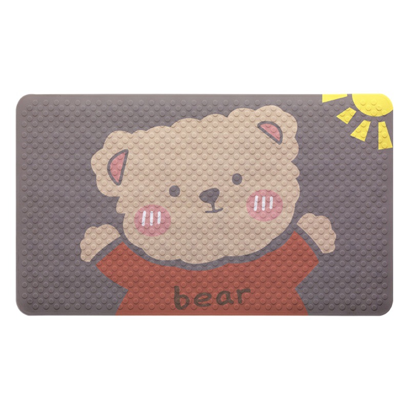 Bathroom non-slip mat shower room bathroom bath mat elderly children anti-fall foot mat environmental protection massage mat