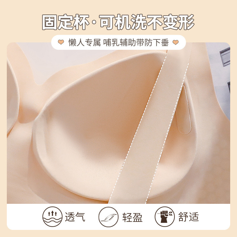 Picture of Nursing underwear for women plus size anti-sagging push up postpartum nursing thin bra for pregnant women during pregnancy