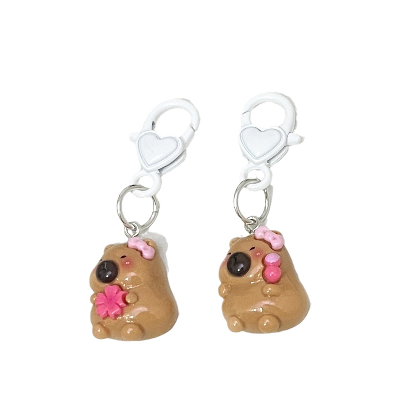 Picture of Kapi Barra Heart-shaped Buckle Cute Students'Schoolbag Pendant Ins Cartoon Girl's Heart for Best Friends Hanging Ornaments