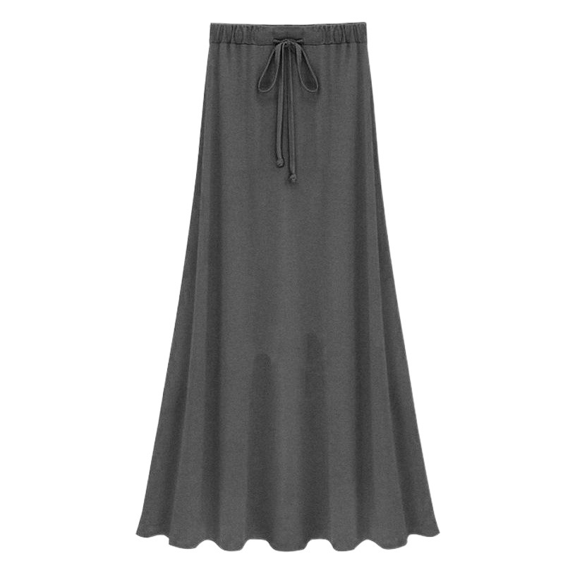 Split Skirt Women's Summer Long Skirt 200 Jin New Modal Strap A- line Skirt Slim Long Skirt Skirt