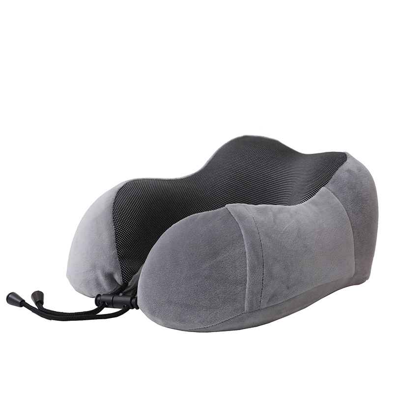 Picture of Cross-border U-shaped neck pillow can be fixed Logo simple memory foam U-shaped pillow wholesale travel neck pillow portable U-shaped pillow
